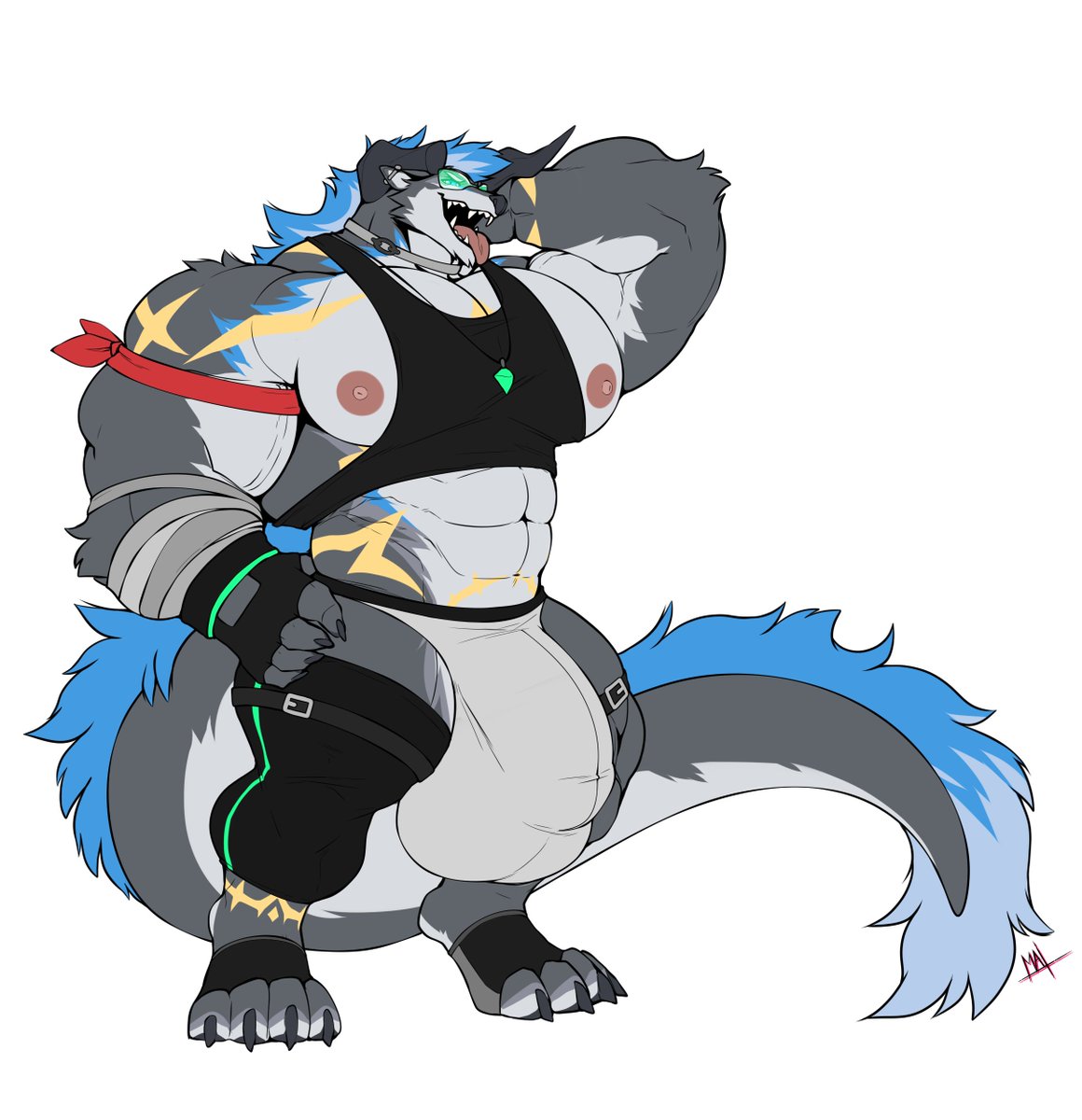 MAL_Lock's tweet photo. Commission for
@Inuarashiwolf 

✨️ https://t.co/oAcMVGeJXw