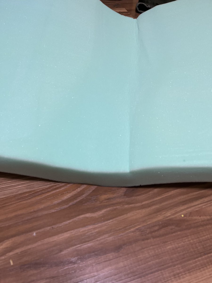 frogBox18's tweet photo. My foam is too thick… maybe I should have brought a premade… https://t.co/YNPIJVdqX2