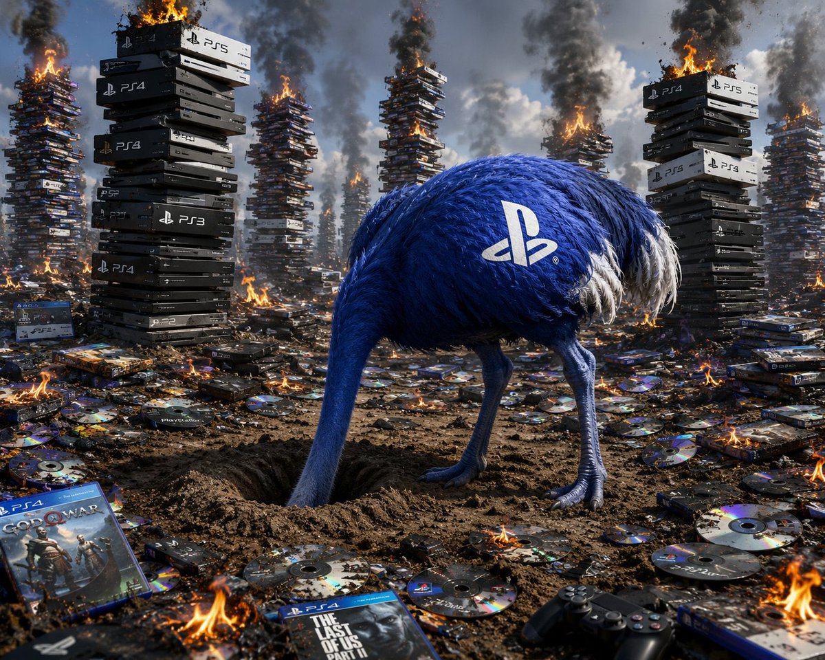 TheMattomi's tweet photo. @PlayStation STOP IGNORING US 
WE WON’T GIVE UP 
YOU DESERVED IT https://t.co/RmdnFcd8cd