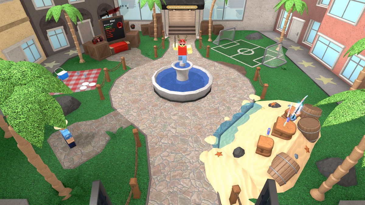 MM2Overview's tweet photo. Professional Photos of the new summer lobby. https://t.co/RUaetmuWvn