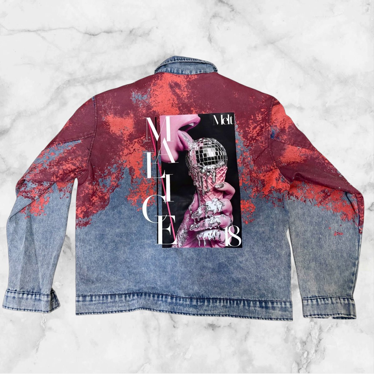 TM_EDUCATION18's tweet photo. TME Denim Jacket  (limited)
30,000-

こちら数量限定
デニムの上にペイント加工さらにフルカラーで贅沢に
どうしても作りたくて本当に少しだけ用意しております
何シーズンも着倒してほしい力作です
原価高すぎて売れても儲けないけど好きを貫けるのが自作ブランドの強み

MZK https://t.co/184UEDLx3v