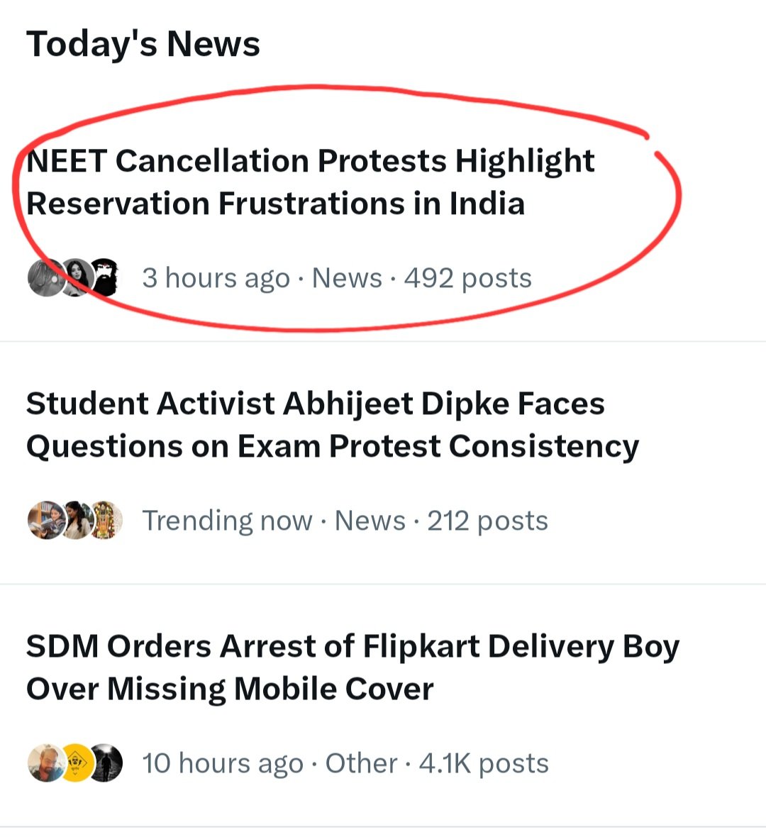 neha_laldas's tweet photo. In news today as well!

#EndReservation https://t.co/ZrE57UP1Rj