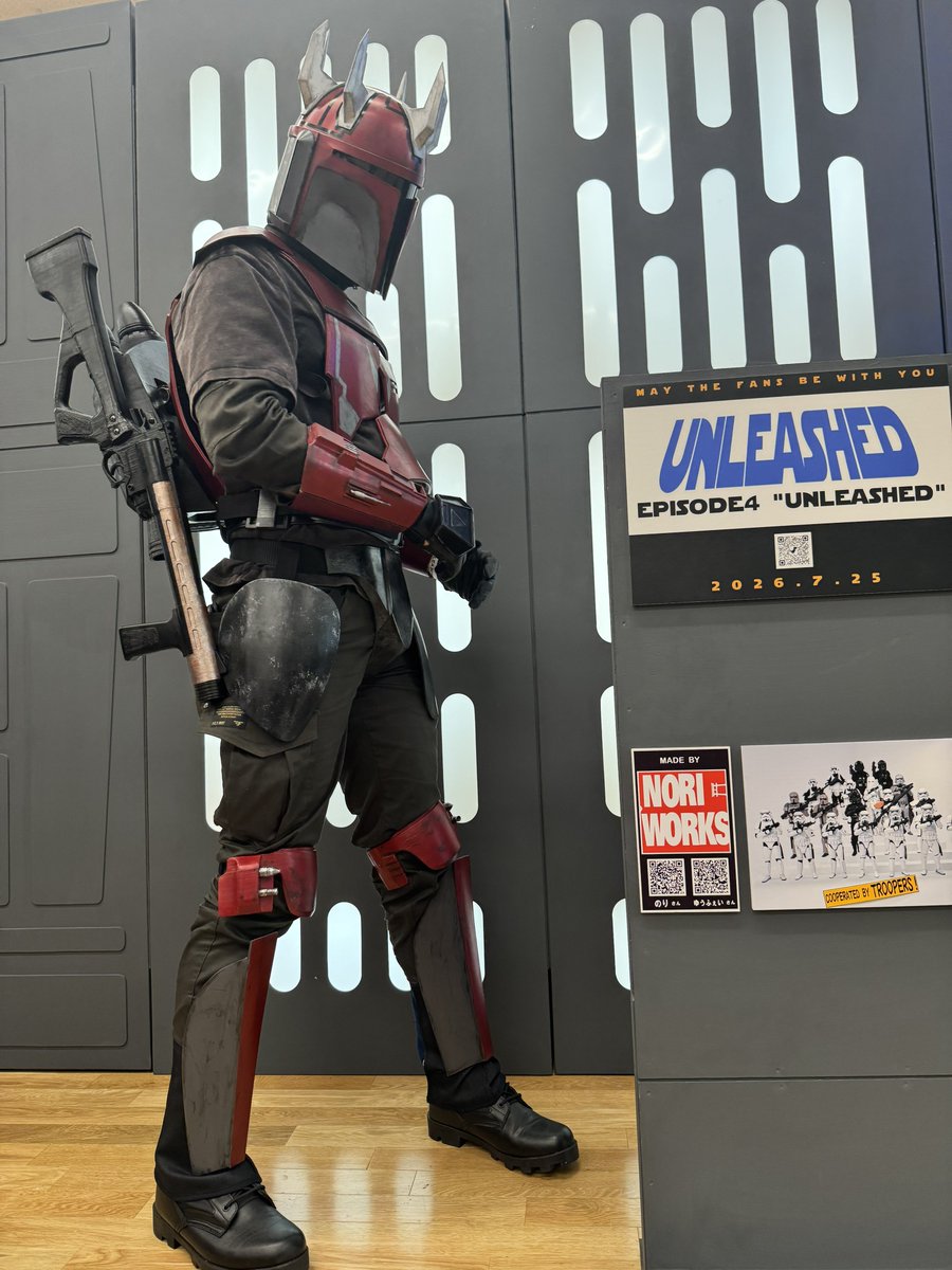 Chuck1820919's tweet photo. この後ステージ出るよ！
マンダロリアンスーパーコマンダー！
なんとか完成しました！
 #アンリーシュドS4 https://t.co/V6xiwOD10v