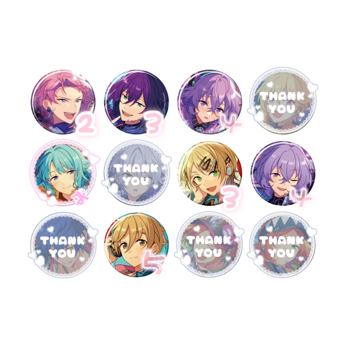tamg__7's tweet photo. 【交換/仮約束】あんスタ コレ缶 2026 Jul July Idol 10box予約予定

譲 ☆宗2 マヨイ3 ☆ユメ(星5)4 ☆藍良3 ユメ4 友也5 

求 創

☆付きは星4同数含めての交換のみ
☆4は譲渡可能(その場合先払いのみ)
新宿付近都内手渡し又は郵送

お気軽にお声掛けください！ https://t.co/vkCcLB372e