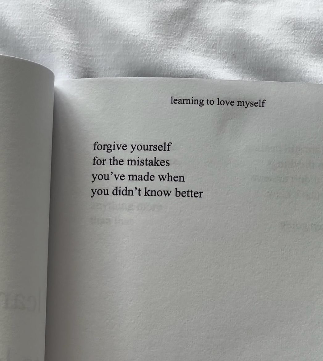 bookpoets's tweet photo. forgive yourself https://t.co/Ip8YFjGrcV