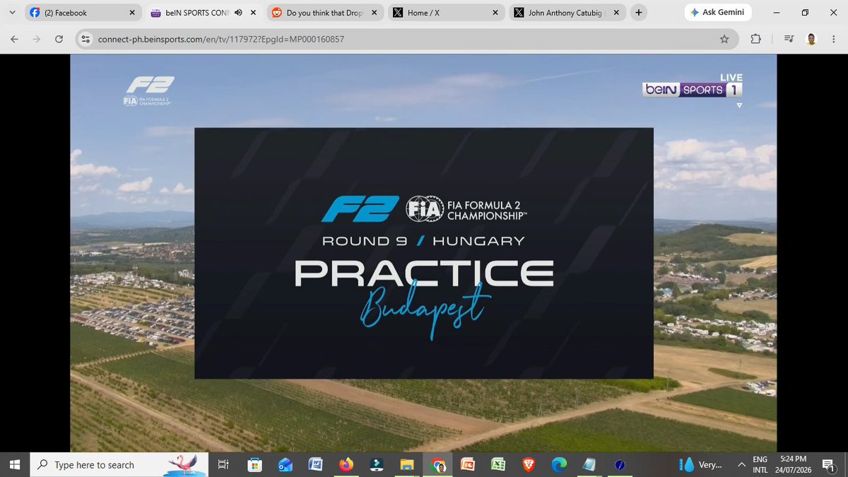 jantc1990's tweet photo. Just watched yesterday 05:05: - 05:55 PM
#F2 2026 [RD 09 / #HungarianGP / Practice] (LIVE)
@beINSPORTSASIA

Also available on beIN Sports Connect.
#beINSPORTSAsia 
#beINSPORTS https://t.co/F2KmVJVpaX
