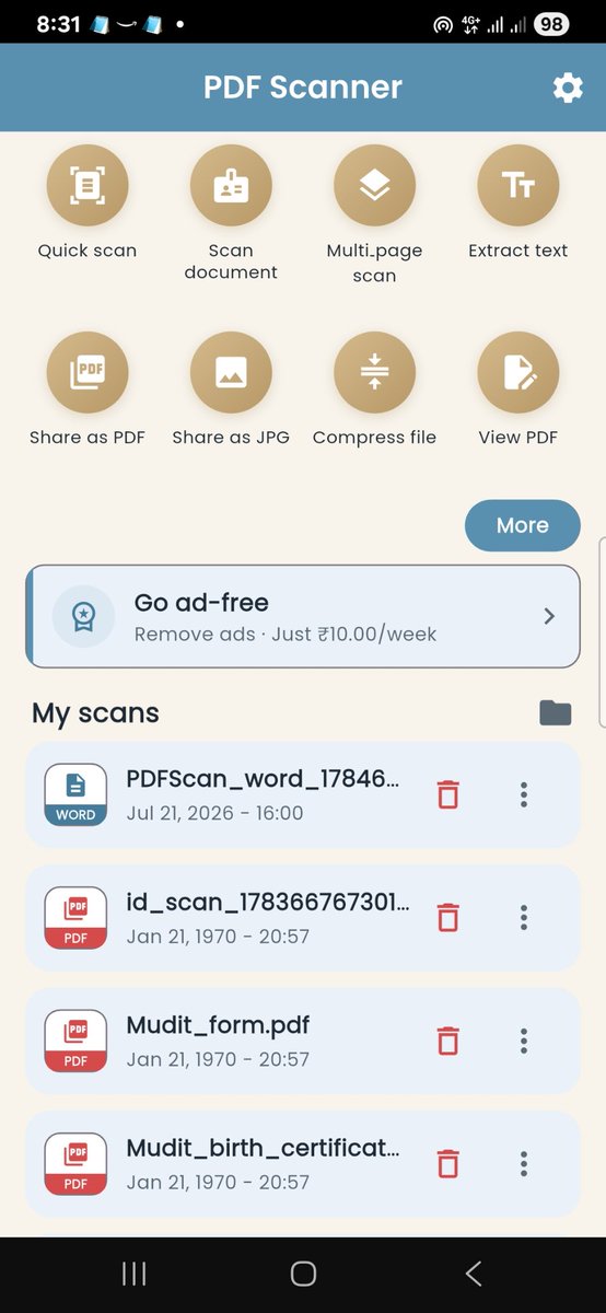 vivek2484's tweet photo. @anupamrjp 🔗 Smart PDF Scanner &amp; Viewer
https://t.co/zCTBwlSA6S⁠�

Every feature, unlimited and free.
Built to be useful. https://t.co/eYBT4Rc7vK