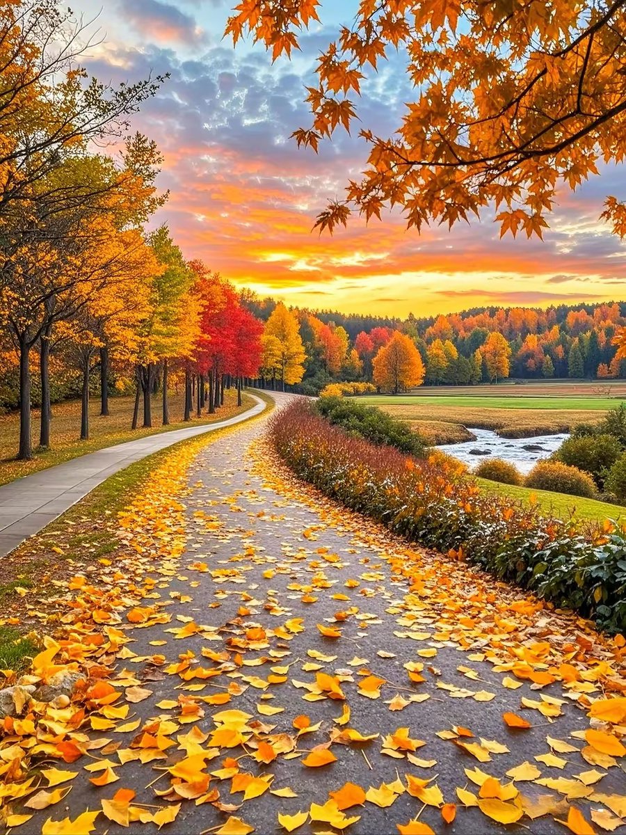 shadowplay20's tweet photo. Wow, the first autumn breeze is here! Leaves are starting to turn golden and the air feels so crisp and cozy  Time for hot cocoa and cozy sweaters!， https://t.co/2rSd4n3VFI