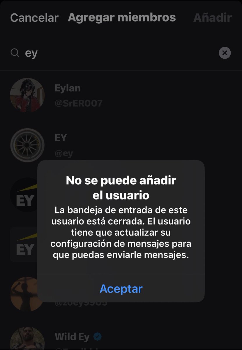 nnoeli_'s tweet photo. @SrER007 corazón no me deja añadirte 😔 https://t.co/pKxvH2wP1P