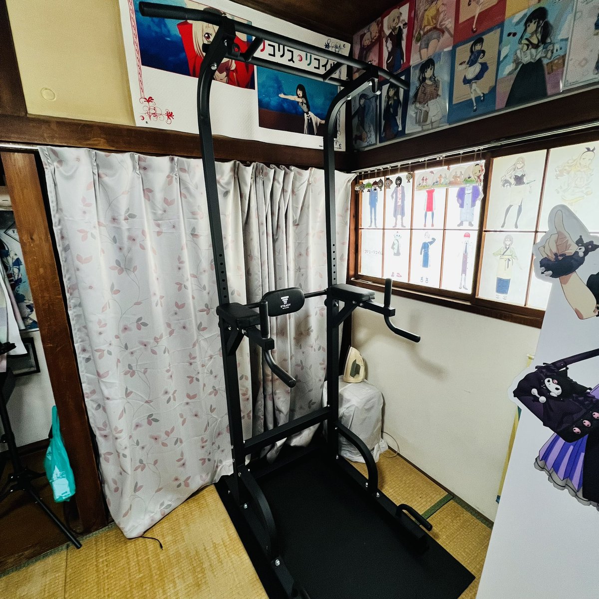 gamen9ub's tweet photo. 懸垂マシン完成！！
ちょっとやってみたけど
めっちゃマメ出来そうだなと…
良い感じのグローブ欲しい… https://t.co/MaN8U1EXAq