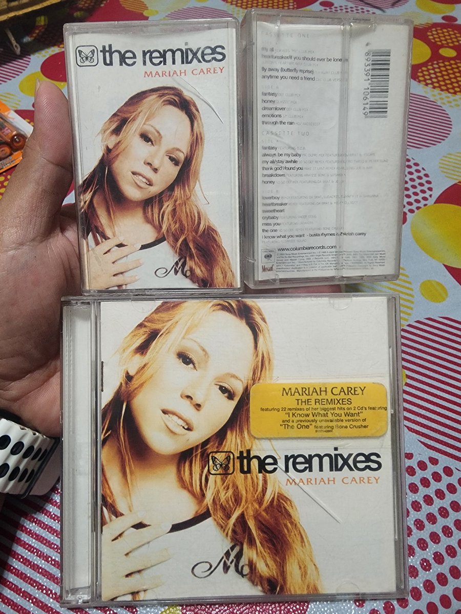 rex_orcena's tweet photo. @MisterCarey4 Got dem both in cd and cassette! 
Never released in vinyl? 💋 https://t.co/Or0COGZIzV