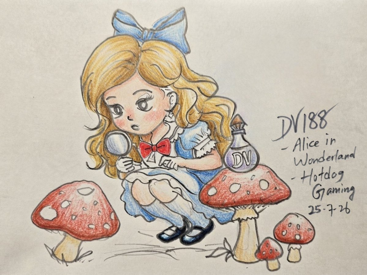 deevee188's tweet photo. #aliceinwonderland #hotdoggaming #newprovider #alice #wonderland https://t.co/s5hVcKWZvk