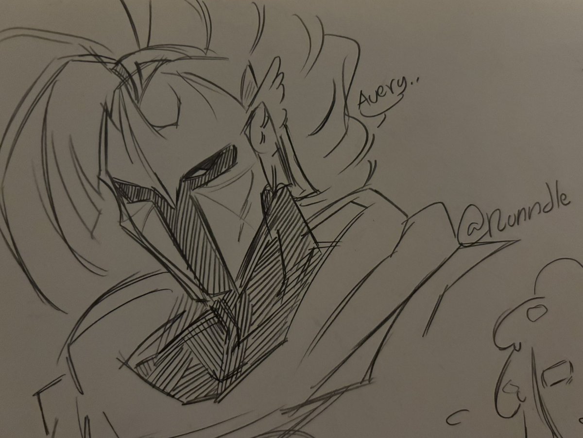 RUNNDLEE's tweet photo. Traditional doodles cuz why not #d3rlord3 #sfawtde #dawtde #slimeknight #averythemayo https://t.co/jFbxgG03PD