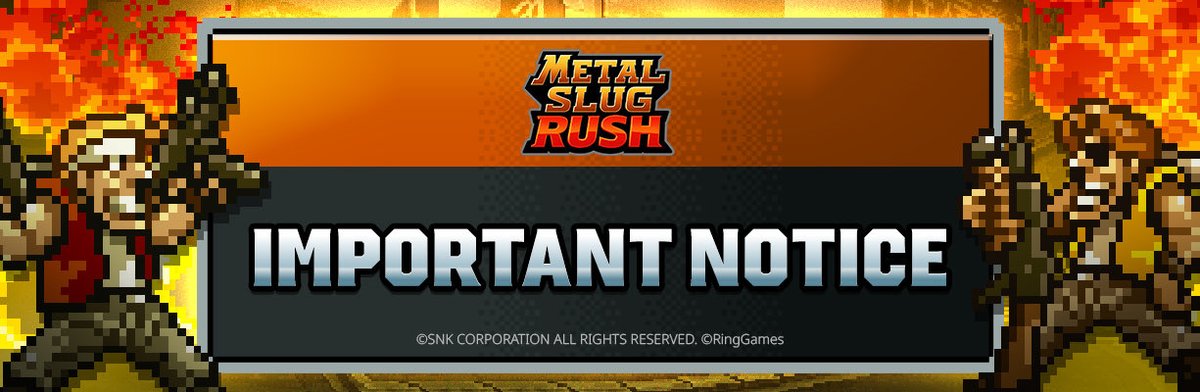 MetalSlugRush_official tweet media