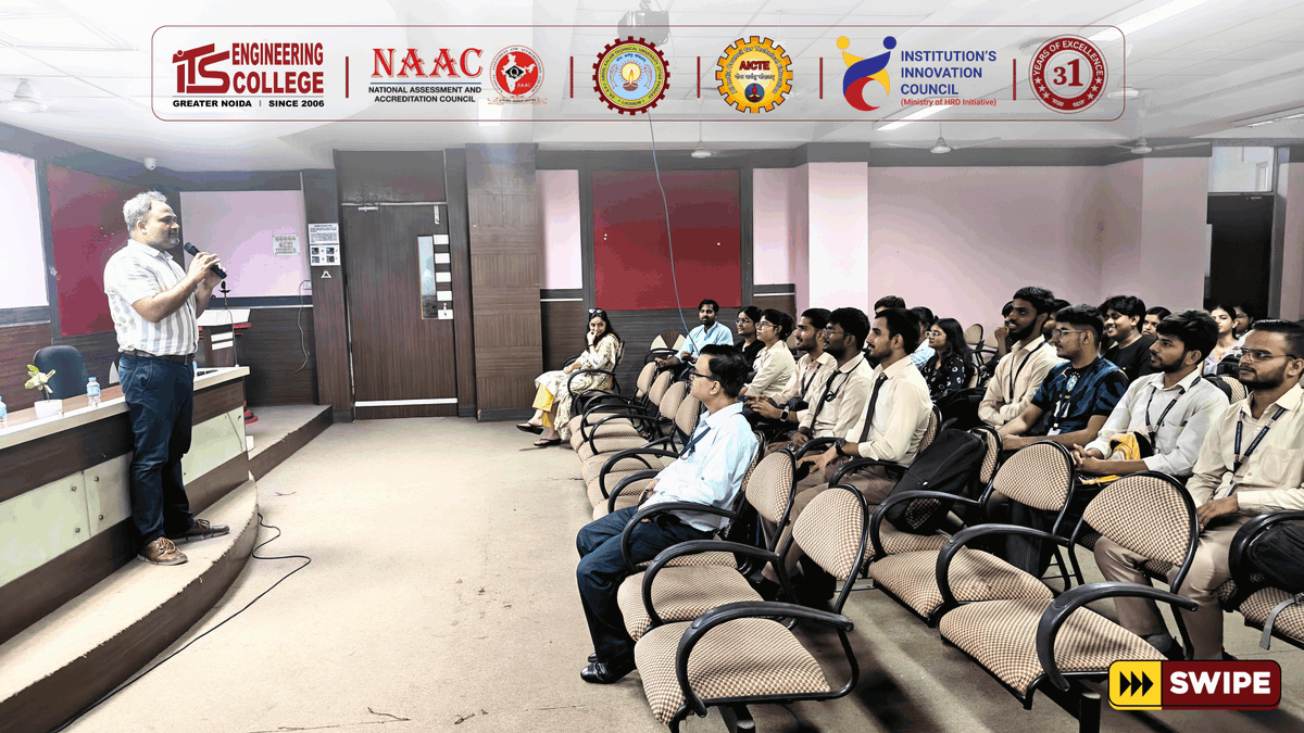 ITSEngggn's tweet photo. IIC @ITSEngineering successfully organized a workshop on “Innovation &amp; Prototype Validation, Value Proposition Fit &amp; Business Fit on 24 July 2026. https://t.co/BxCgEukMIC