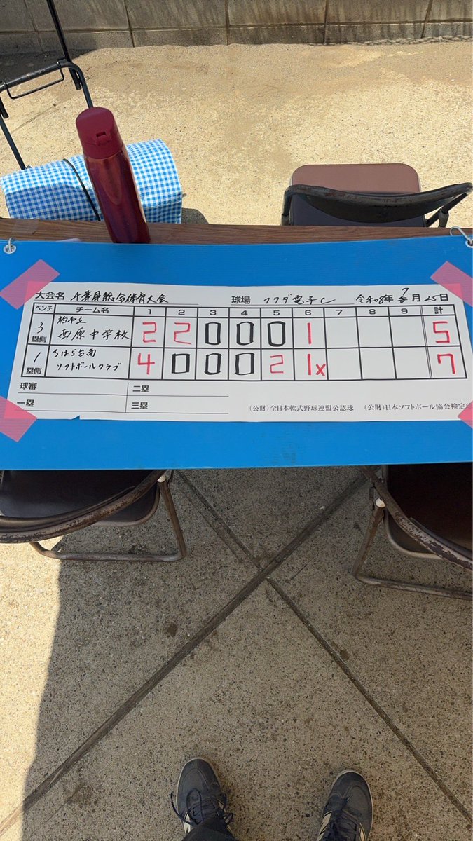 chiba_soft's tweet photo. 千葉県中学校総合体育大会1日目
フクダ電子会場第２試合の結果 https://t.co/sHmM4gC5a5