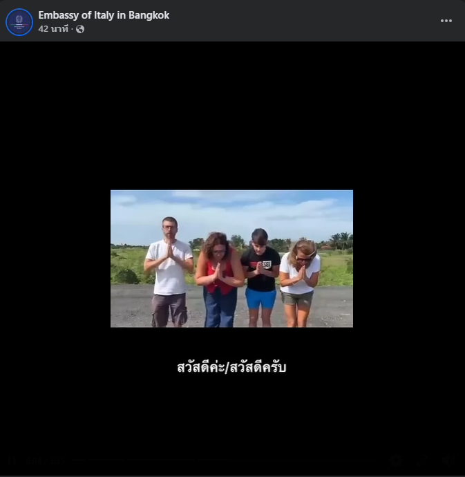 WzGTO2022's tweet photo. สถานทูตอิตาลีประจำประเทศไทย โพสต์คลิปกลุ่มวัยรุ่นขอโทษ และออกแถลงการณ์ทั้งในภาษาอิตาลี ไทย อังกฤษ ขอโทษต่อเหตุการณ์ที่เกิดขึ้นบน BTS #Italy #อิตาลี #นักท่องเที่ยว https://t.co/n3VXSdZu7L