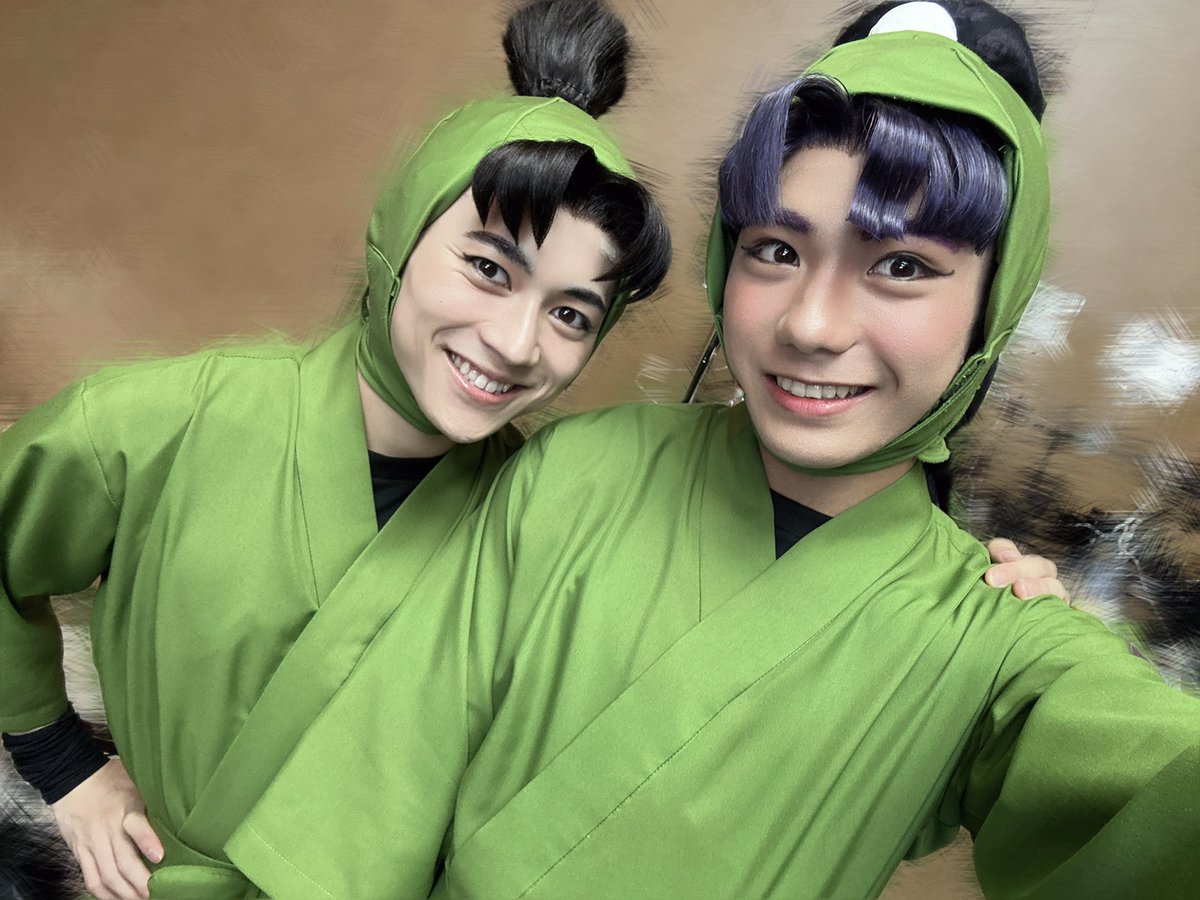 koki_ckie's tweet photo. #忍ゲキ 2公演目無事終了！

1回1回終わるのがすごく早くて、、
寂しいですが、めちゃめちゃ楽しい😆

こうして今年も6人で舞台に立てていることがとても幸せです！！ https://t.co/c70jJ29LQk