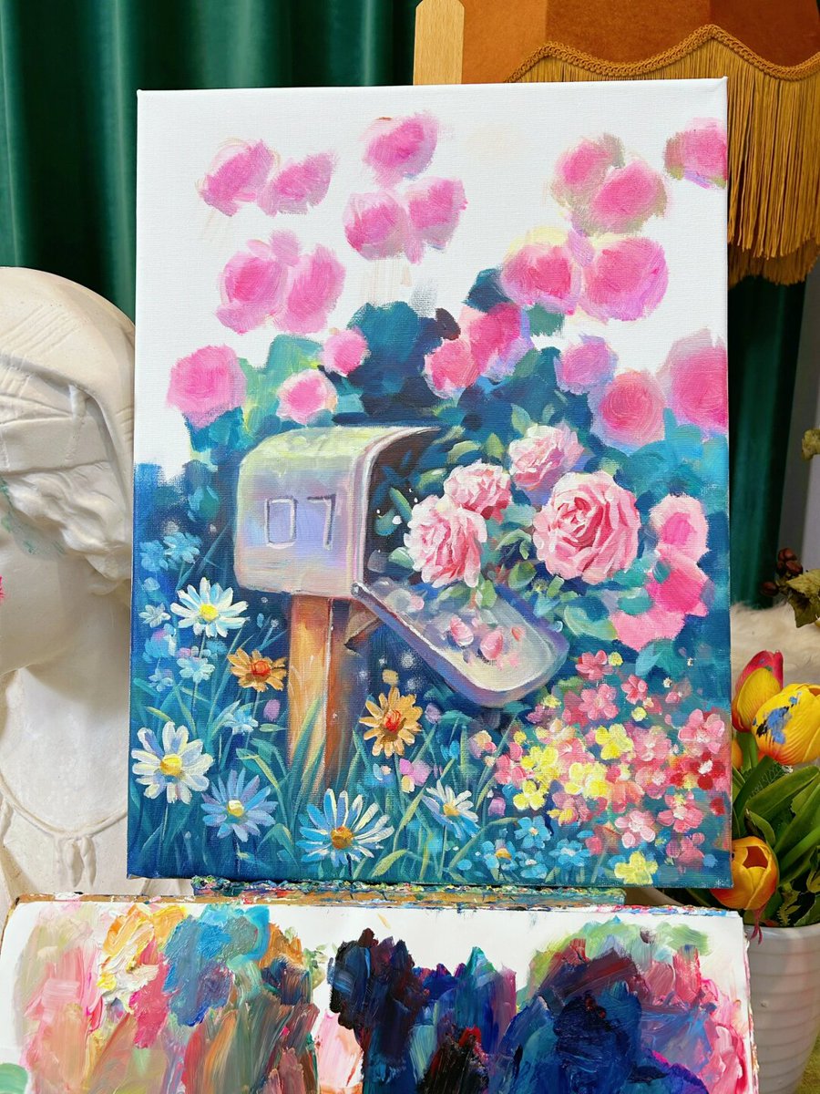 MargarineGer's tweet photo. Building a new skill like painting doesn’t have to be perfect. Start small, enjoy the process, and watch yourself grow!  #InterestGrowth， https://t.co/zQAe5Q8Xqx