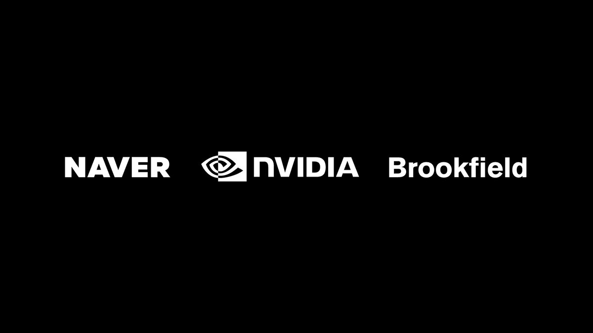 nvidia's tweet photo. To compete in the intelligence era, nations need AI factory infrastructure. 

Together, @official_naver, NVIDIA, and @Brookfield are expanding Korea’s national AI factory buildout to fuel Korea’s startups and industries at gigawatt-scale. 

NAVER is deploying the NVIDIA DSX platform to deliver full-stack, lowest-cost AI factory infrastructure.