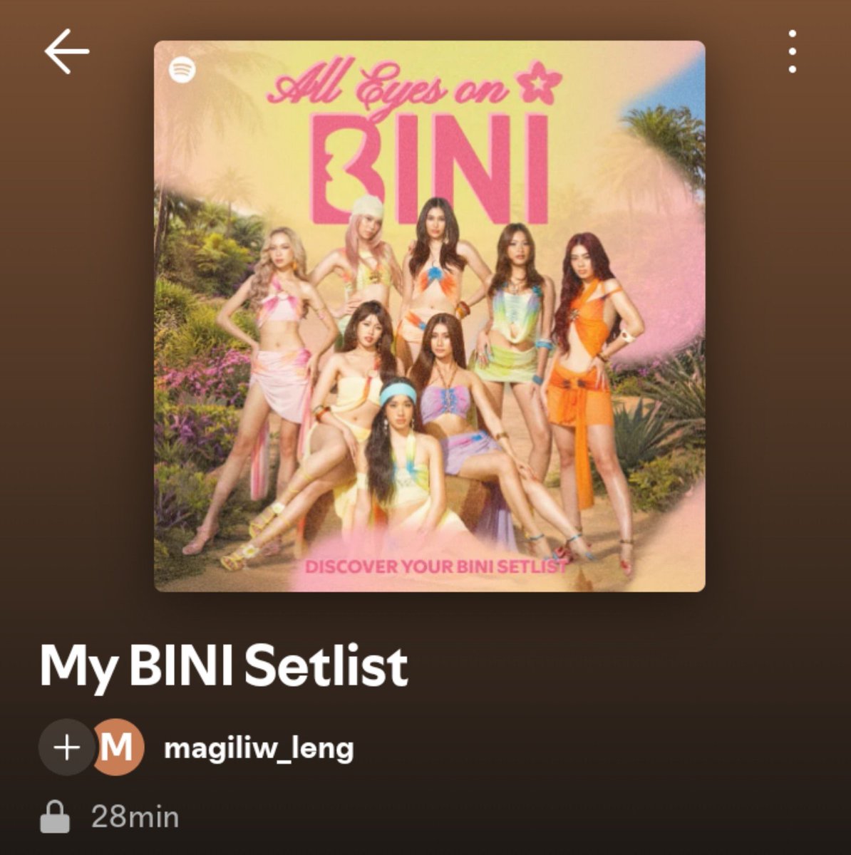 LENG_PPOPFAN's tweet photo. My Sbini19 setlist 😉 https://t.co/xt0kk8101r