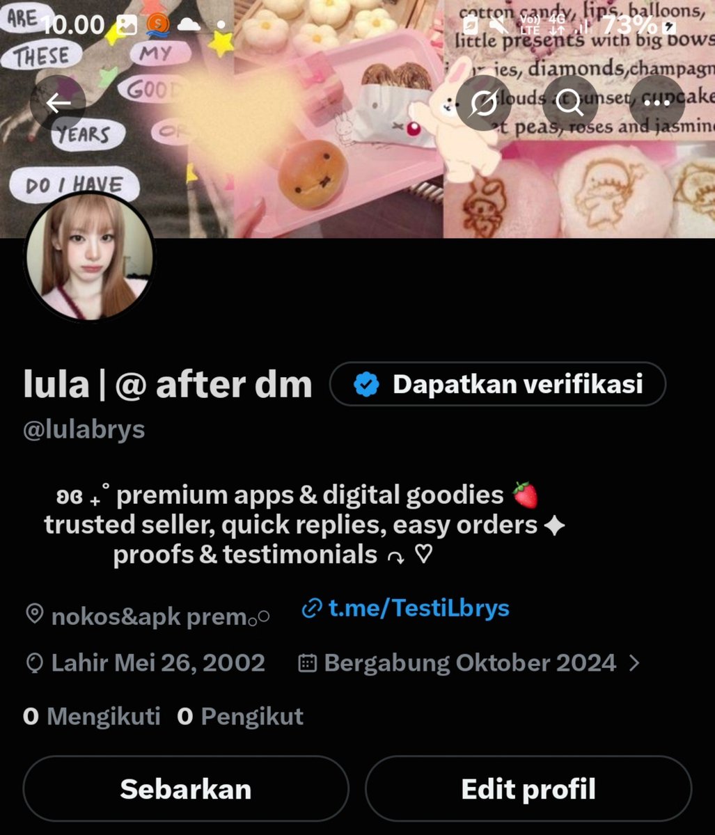 lyvbrys's tweet photo. hayoe, lawbearys! 🧸🍓

akun lama @/lulabrys kena 🍣, jadi sekarang aku bakal aktif di akun ini yaa 🥹♥️

💌 order via wa : https://t.co/VdXvC3W0RI
🍓 proof &amp; testimonials : https://t.co/nBguPVTSTq

thanks for stopping by! see u in chat! ദ്ദി ˃ ᵕ ˂ https://t.co/CA0uIvmURJ