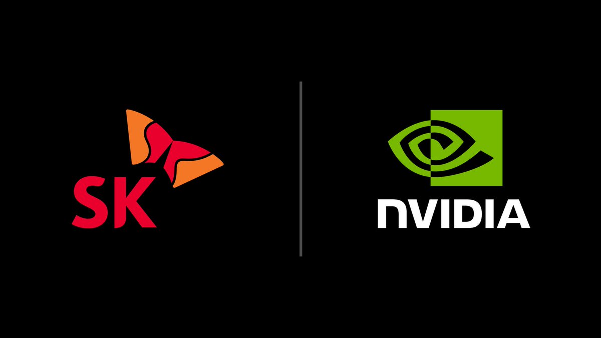 nvidia's tweet photo. SK Group and NVIDIA today announced a $500 billion-plus initiative spanning AI factories and next-generation memory.

➡️ @SKtelecom is building a 2-gigawatt NVIDIA Vera Rubin DSX AI Factory in Korea to serve global compute demand. 
➡️ @SKhynix and NVIDIA will codevelop next-generation AI memory, including HBM.

Korea is ready to become a global AI powerhouse with world-class networks and data centers, leadership in chip technology and vast industrial scale.