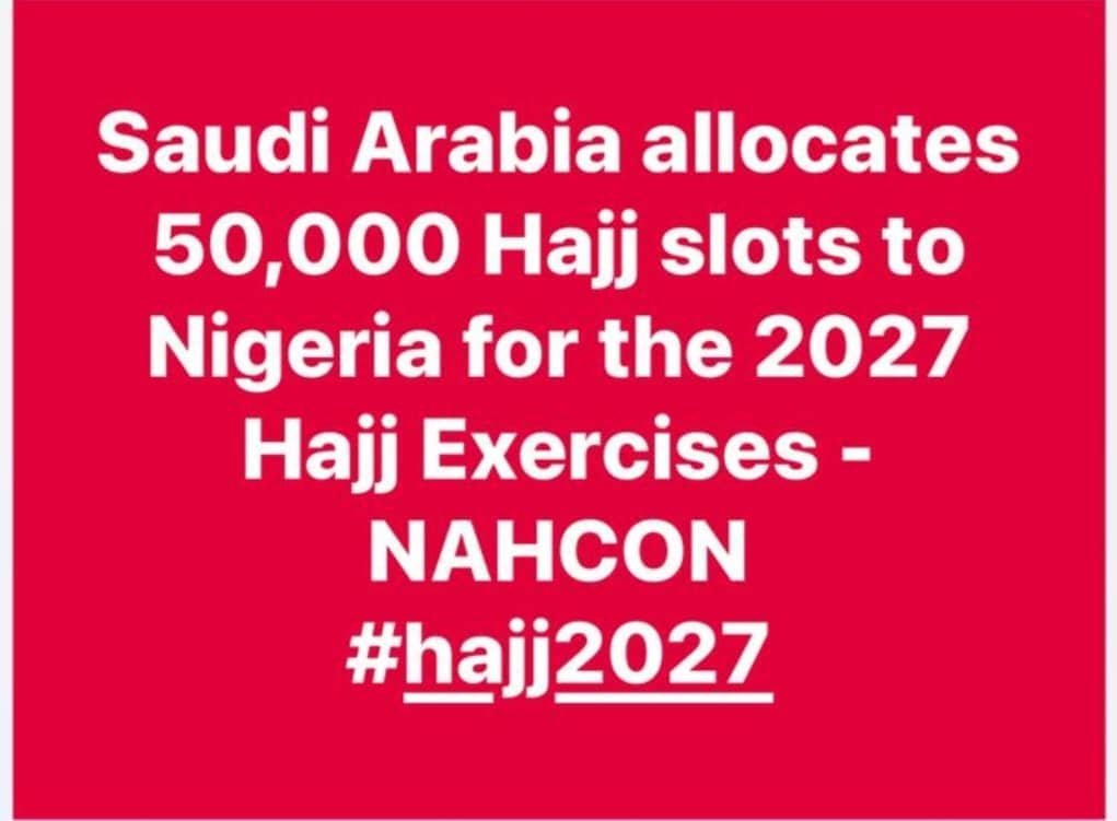 zabfat1's tweet photo. Don't Wait Until Sept 26 to Register for Hajj 2027!
Saudi Arabia allocated only 50,000 slots to Nigeria, and 2026 rollover pilgrims are already on the priority list. Slots are filling up fast!
​Secure your spot now with Zabfat Travel:
​📞 Call/WhatsApp: 0803 315 8325 | 0809 110 5894
​📲 TikTok & X: @zabfat1
https://t.co/NIAhAgnf3N
