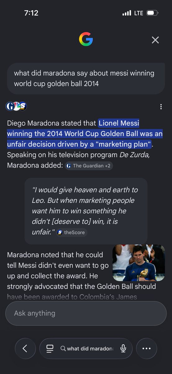 Manager_1__'s tweet photo. @OscarJrMessi @ezekielorunor @NoodleHairCR7 Your maradona said it himself 😂😂….you’re supposed to be ashamed https://t.co/iJexF9yHeW