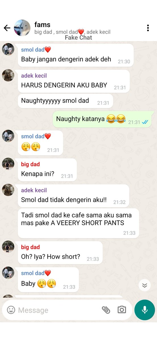 otherhaven's tweet photo. kabar dari keluarga riweh smol dad dan big dad hari ini
(abaikan waktunya ya) https://t.co/WbFAQfCs1l