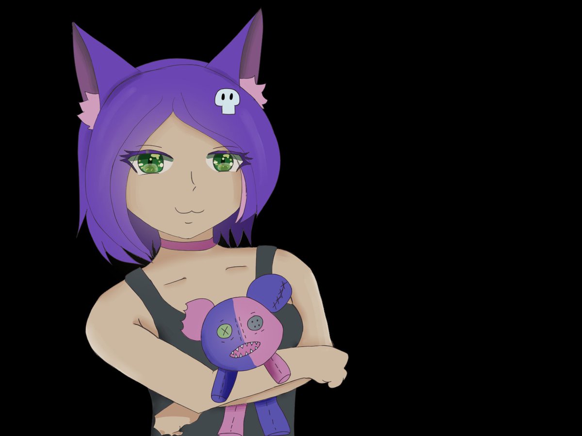 GothKittyGaming's tweet photo. @Haruwth Hi hi. My friend has me applying to this. I like to draw~ Stickers and chibi drawings are my faves. https://t.co/N7RfGMzWIP