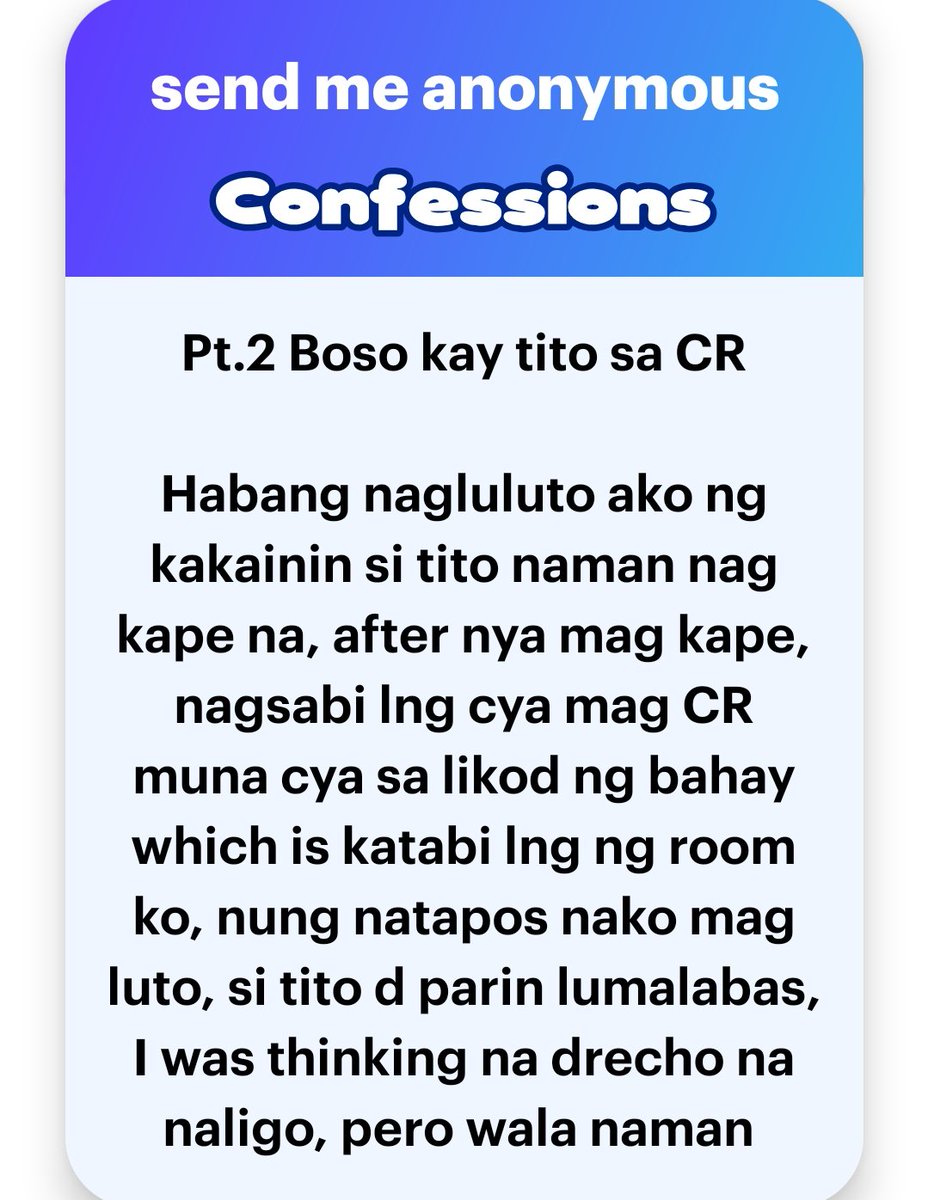 AlterOfan83223's tweet photo. Pamboboso sa Tito
Pages 1-3

#ConfessionOfanAlter 
#AnonymousConfession 
#Incest https://t.co/YCq8lRva5j