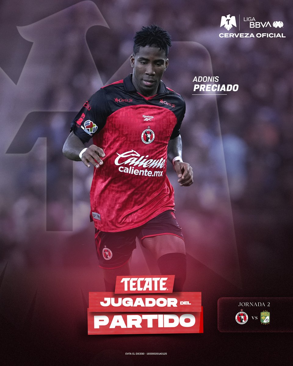 LigaBBVAMX's tweet photo. Entrega a su equipo y mucho talento en la cancha, Adonis Preciado es el #TecateJugadorDelPartido. 😎🔴
@CervezaTecate | #TecatePorTi | #XOLLEO https://t.co/tYaYqohp9D