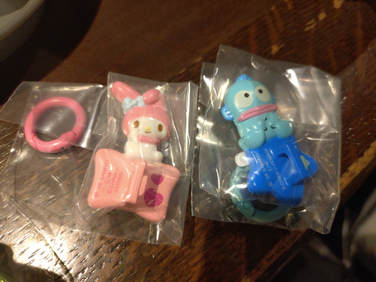 yuuki0055's tweet photo. 【譲渡】サンリオキャラクターズ キーリングハンガー ガチャ

譲▶︎マイメロ ハンギョドン

求▶定価+送料

手渡し優先ですが郵送も可能です。 https://t.co/k9IKevjbnS