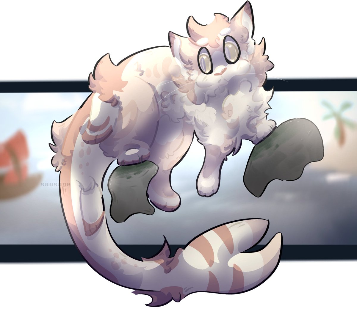 sausage1908's tweet photo. #artfight2026 #Attack #cat #artcat #Digitalart https://t.co/YuVMMFRopr