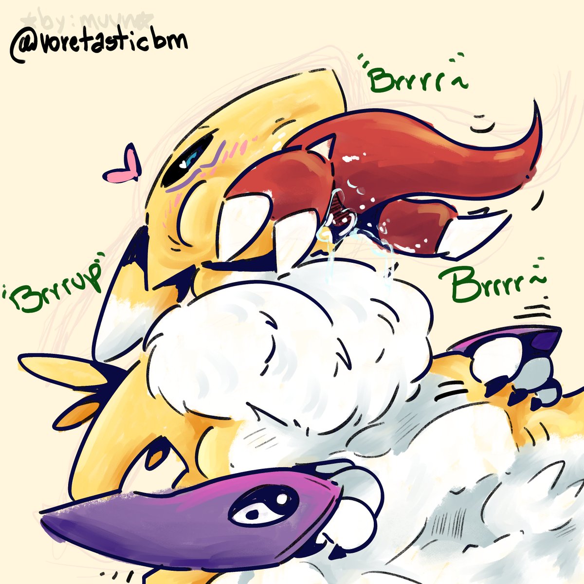 VoretasticBM's tweet photo. Wow! 10 followers! Thank you so much! I'm posting this sketch as a thank-you... maybe someday I'll turn it into a full-fledged piece!
.
#vore #twtvore #furryvore #vorefetish #vorephilia https://t.co/9qiYxBsWlh