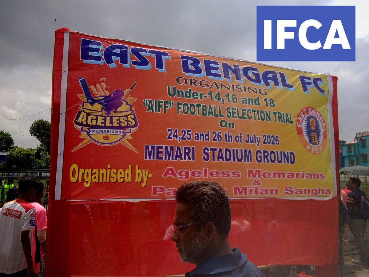 Indfootassn's tweet photo. Glimpses from ongoing U-14,16,18 trials for East Bengal FC at Memari City football stadium.

Witnessed a huge number of players has gathered to get selected for the club. 

Pictures by - @Subhadip_barui9 https://t.co/PkPPPMLFqJ
