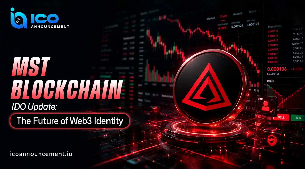 ICOAnnouncement's tweet photo. MST Blockchain IDO: Building the Future of Digital Identity ✨

MST Blockchain is a Layer-1, EVM-compatible network focused on decentralized identity, Web3 compliance, and privacy-focused applications. 

👉For More - https://t.co/QfUmvdb7A2 

#ICOAnnouncement #IDO #MSTBlockchain #Crypto