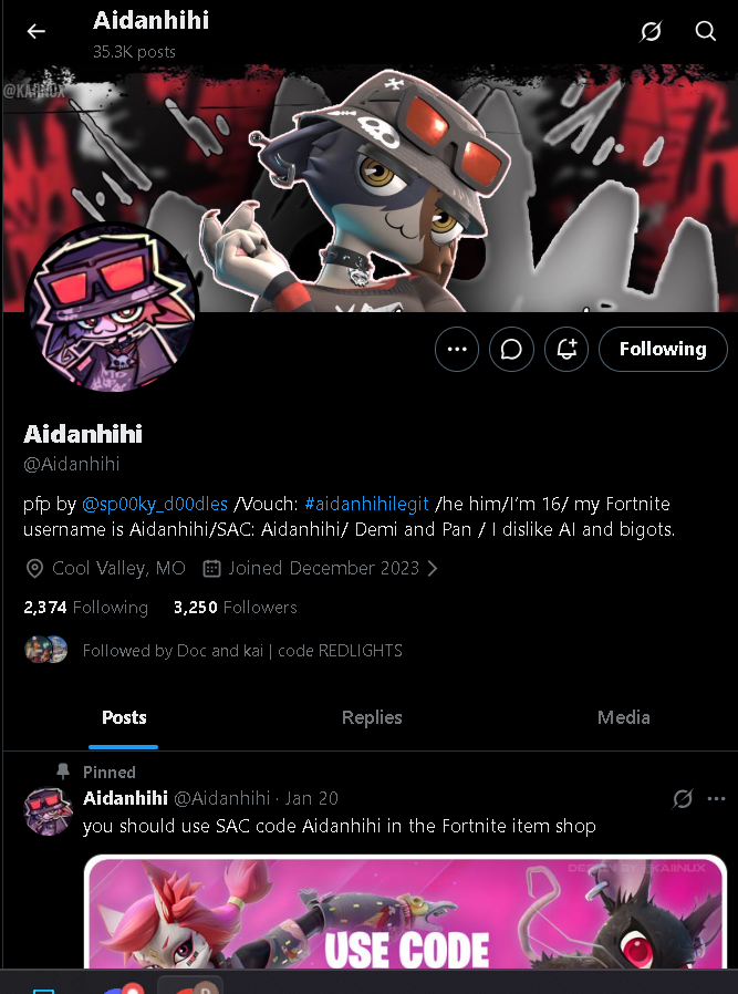 DanielTheKingQ's tweet photo. @kaiinux @Aidanhihi Hope I win ( I didn't claim the twitch drop) https://t.co/QQFlYk32Hc