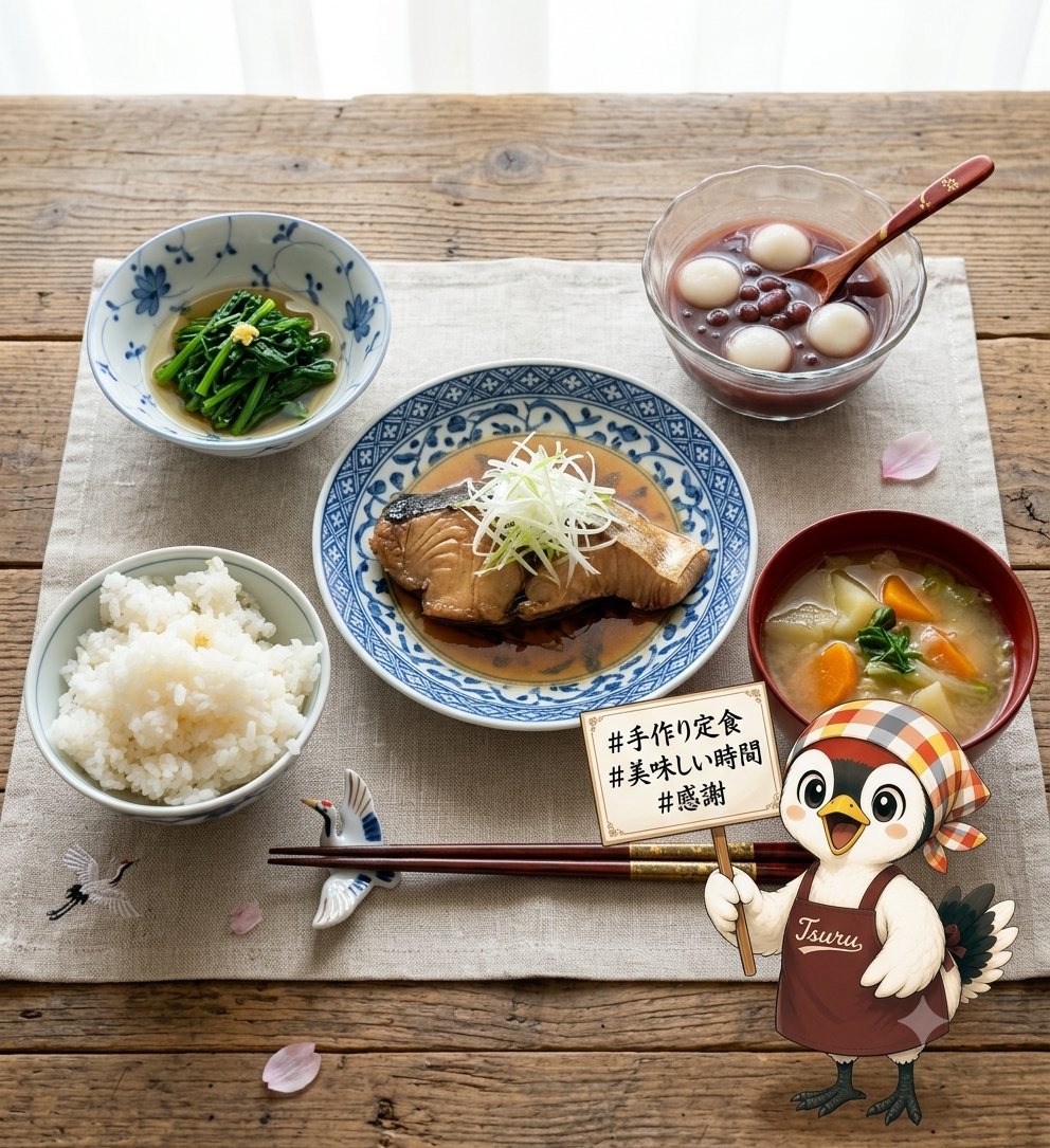 NtCooking's tweet photo. 7/21
魚の煮付け
白米
ホウレン草のおひたし
具だくさん味噌汁
��ルーツと白玉の冷やしぜんざい

なかなか魚を扱うことがなく、鯛の煮付けを作る予定でしたが、人数分の鯛を確保することができず、ブリに変更

ホウレン草を���でると思った以上に減りました
少なくしなければ…

学び多き回となりました https://t.co/Pi11sTWUEn