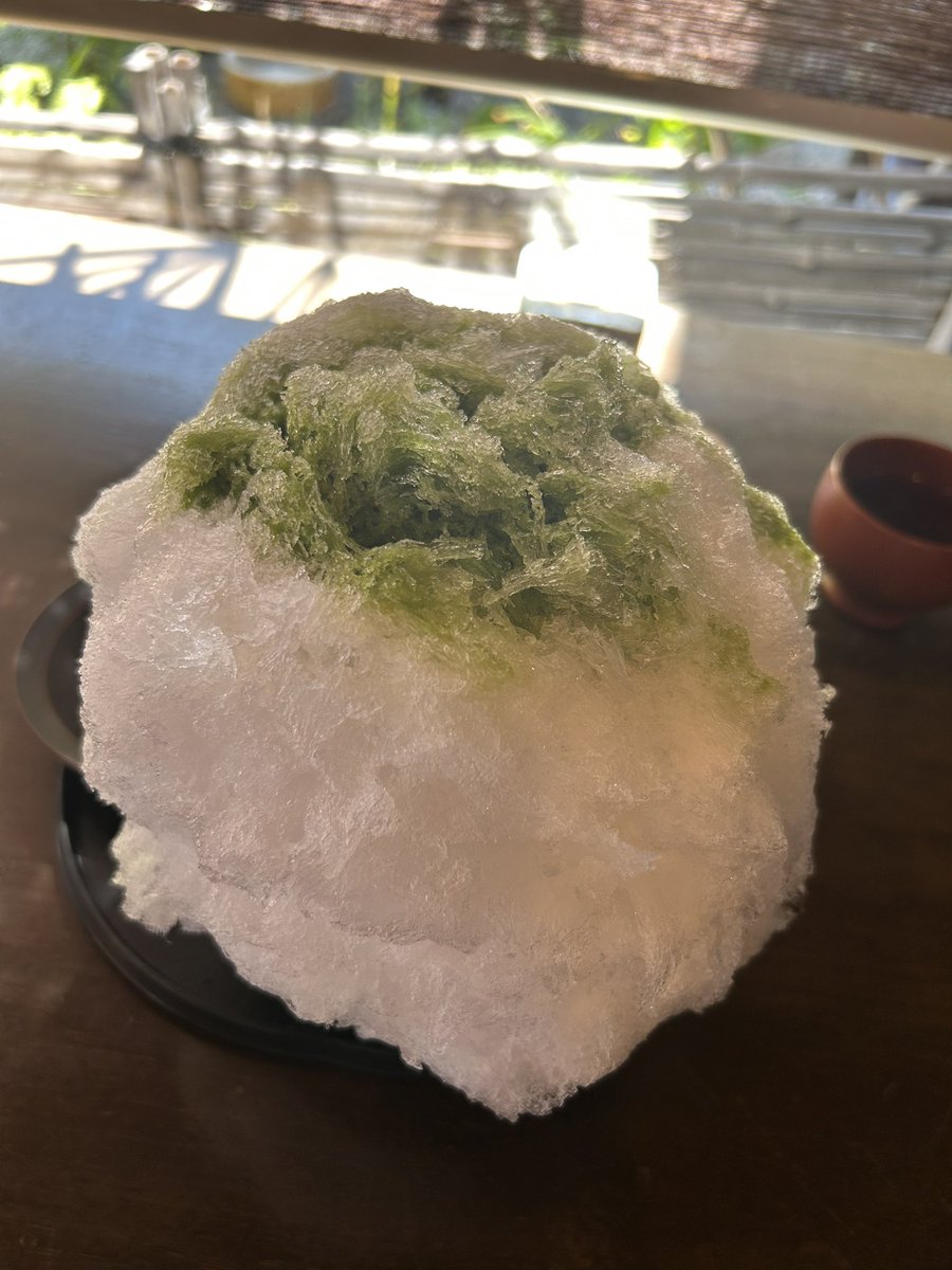 yukichi_IL's tweet photo. かき氷食べに行こうって車乗ったらナビも今日はかき氷の日って言ってきた。 https://t.co/mRHdLmoaWR