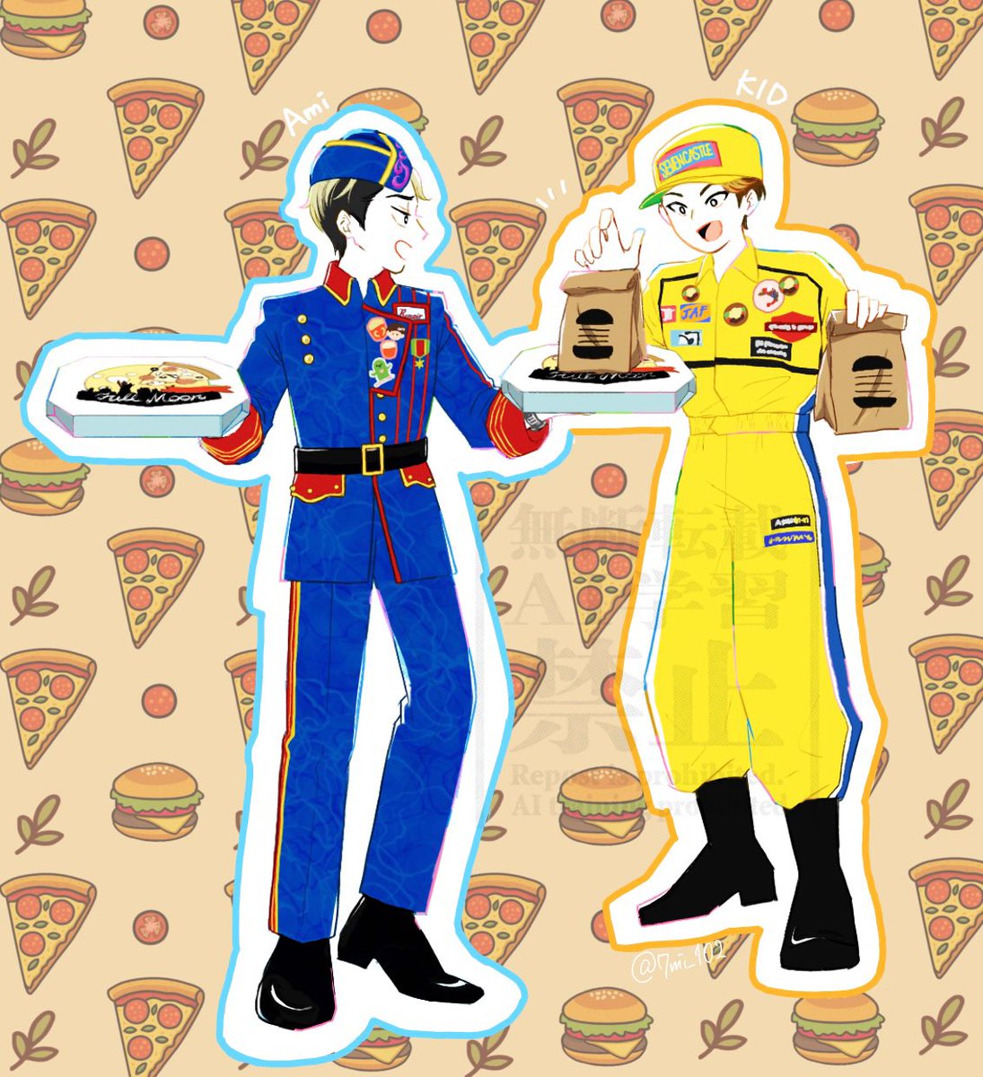 7mi_1O2's tweet photo. あみきど🍕🍔 https://t.co/WAPsTejzDK