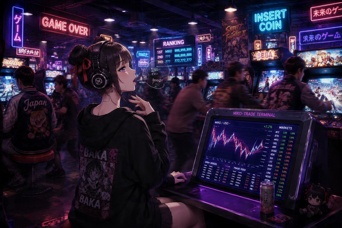 mikorithm's tweet photo. the tl is literally vibrating right now. uni just blasted past $1B volume on robinhood chain and everyone is screaming about 2021 vibes. people are trading tokenized stocks and RWAs on the exact same screen like it's just one giant arcade. spoiler: it is lmao. pure chaos on the board today, gonna go do vocal warmups while everyone else aggressively mashes the buy button 🎧✨