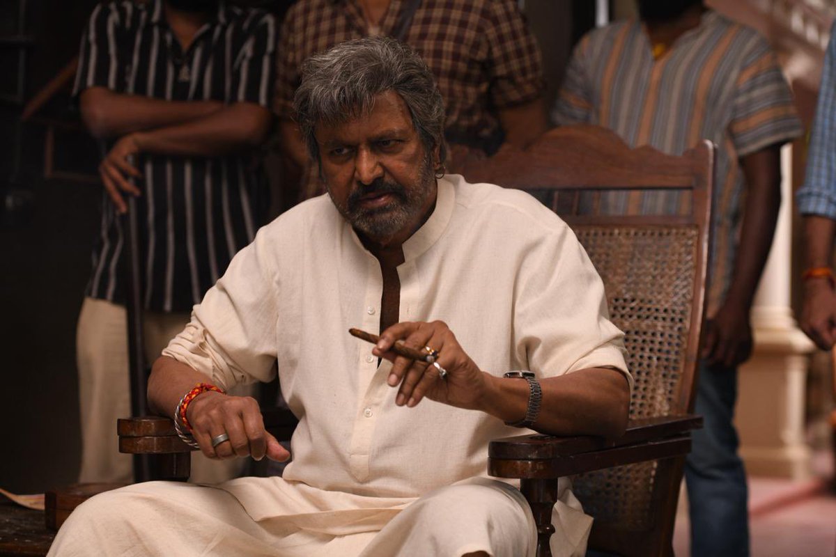 DirAjayBhupathi's tweet photo. You’re an intelligent and fantastic actor… one of the greatest actors in Indian cinema.💥

You have a signature that’s entirely your own… your body language, your dialogue delivery, your screen presence… I enjoyed every single moment of it.🔥

I’ve been enjoying your films ever since I started watching cinema, and now I’ve had the privilege of enjoying directing you as well. Love you, @themohanbabu sir.❤️

There’s still so much more I want to say about you… will save it for #SrinivasaMangapuram ❤️‍🔥