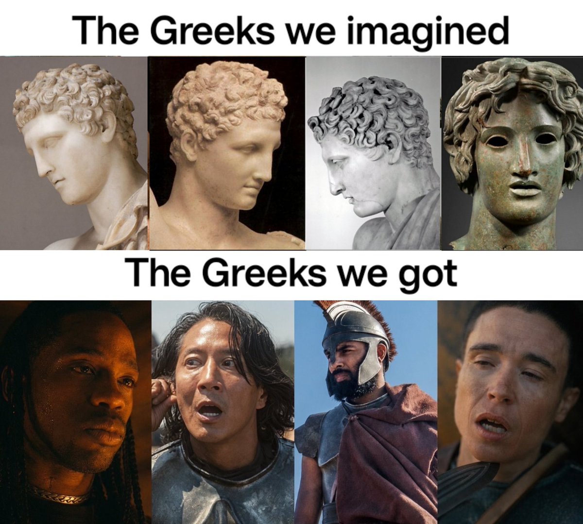 Ozmaxxing's tweet photo. @AGarciaLu @No_Mo_Diversity @AndrewYang Critical thinkers can criticise casting and other elements of the movie. You just need an average IQ to do both. I’m a history graduate so have very particular views as is my right. Tokenism is distracting. https://t.co/cGIAiYVGKJ