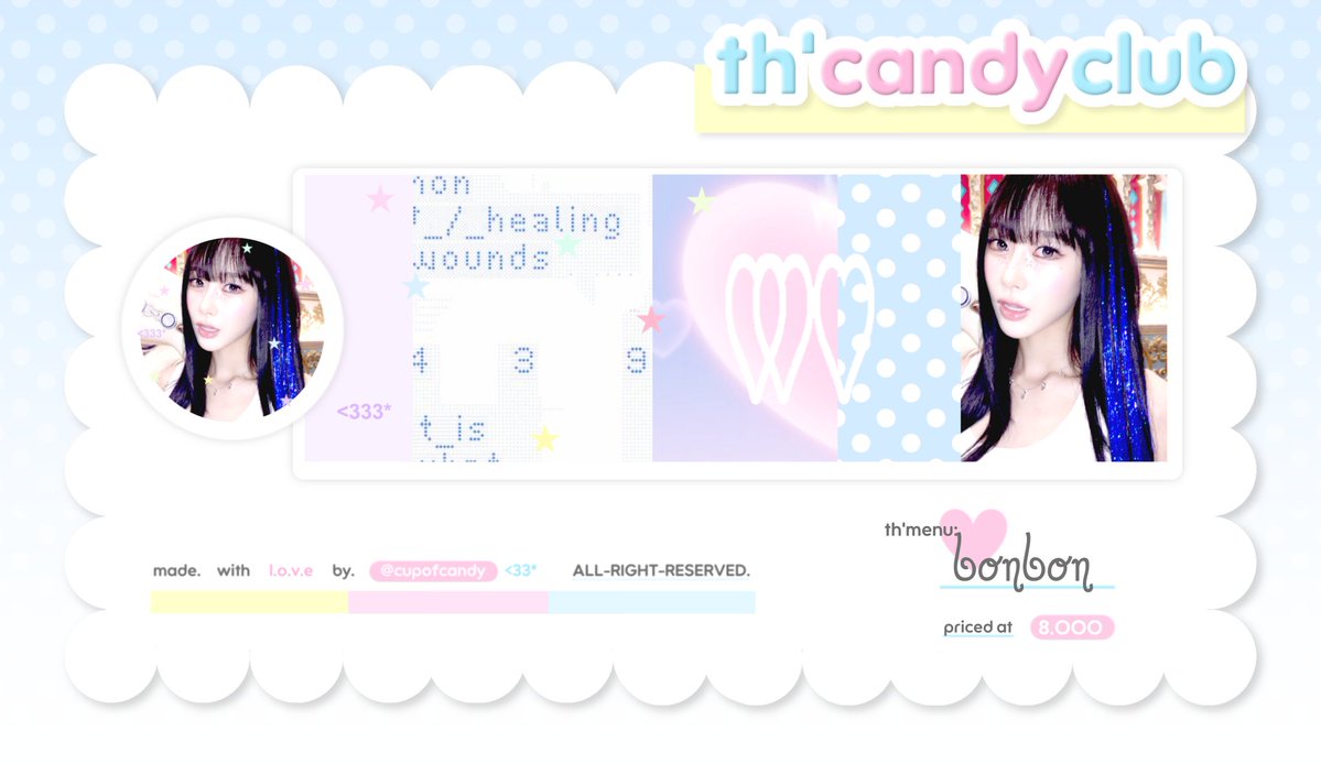 cupofcandy's tweet photo. ꒰  help repost, dankkies! #bealanja  ꒱

ready stock is arriving ﹏ ding ding, my cherished candytuals! thcandyclub says: 𓈒 𓈒  

come to my sweet aisles to grab your most comely layout karina ningning winter giselle ★ priced at https://t.co/WwaygEdblY ദ്ദി(˵ •̀ ᴗ - ˵ ) https://t.co/wHOauAlral