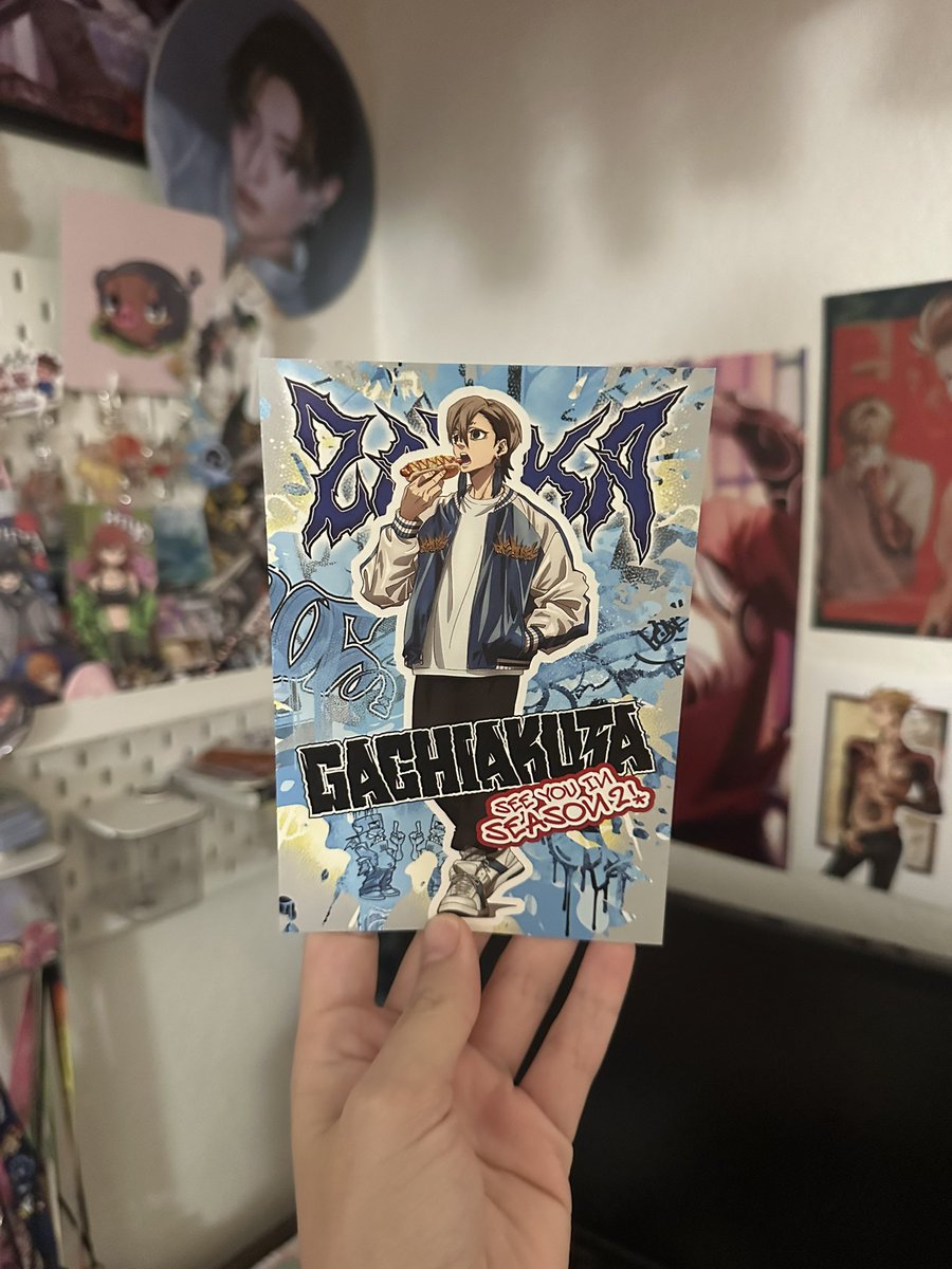 _kaitlynloves's tweet photo. @gachiakuta_PR Reminder I’m willing to trade my Anime Expo Zanka for Taiwan Comic Expo Enjin! lowkey I’m BEGGING https://t.co/Xm1RXNwBJG