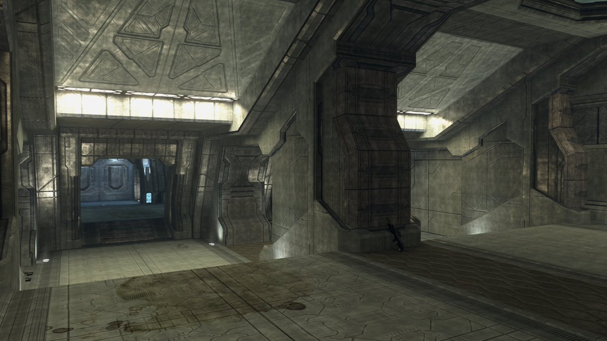 The_Grim_Dealer's tweet photo. I was asked to do the art pass for an old Forge classic in Halo 3. Some of you Halo 5 heads might know this one. 👀 https://t.co/nEj75qwNja