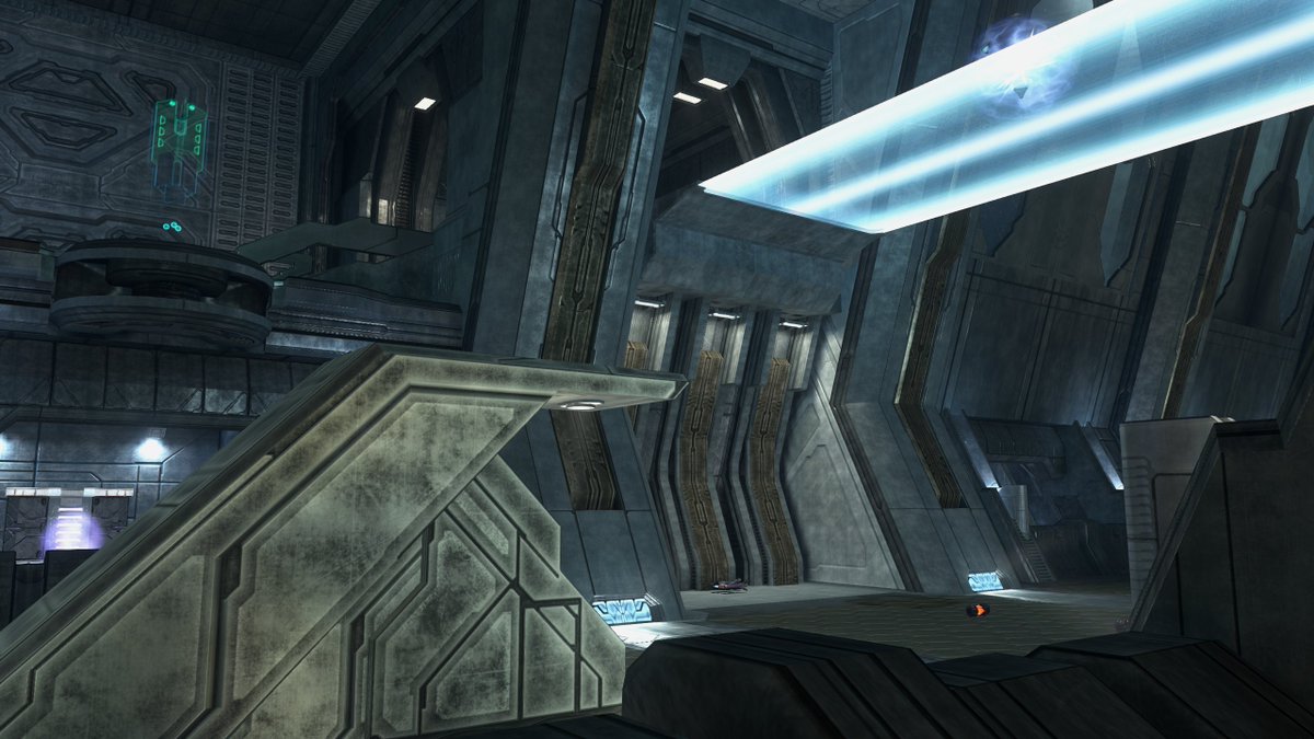 The_Grim_Dealer's tweet photo. I was asked to do the art pass for an old Forge classic in Halo 3. Some of you Halo 5 heads might know this one. 👀 https://t.co/nEj75qwNja