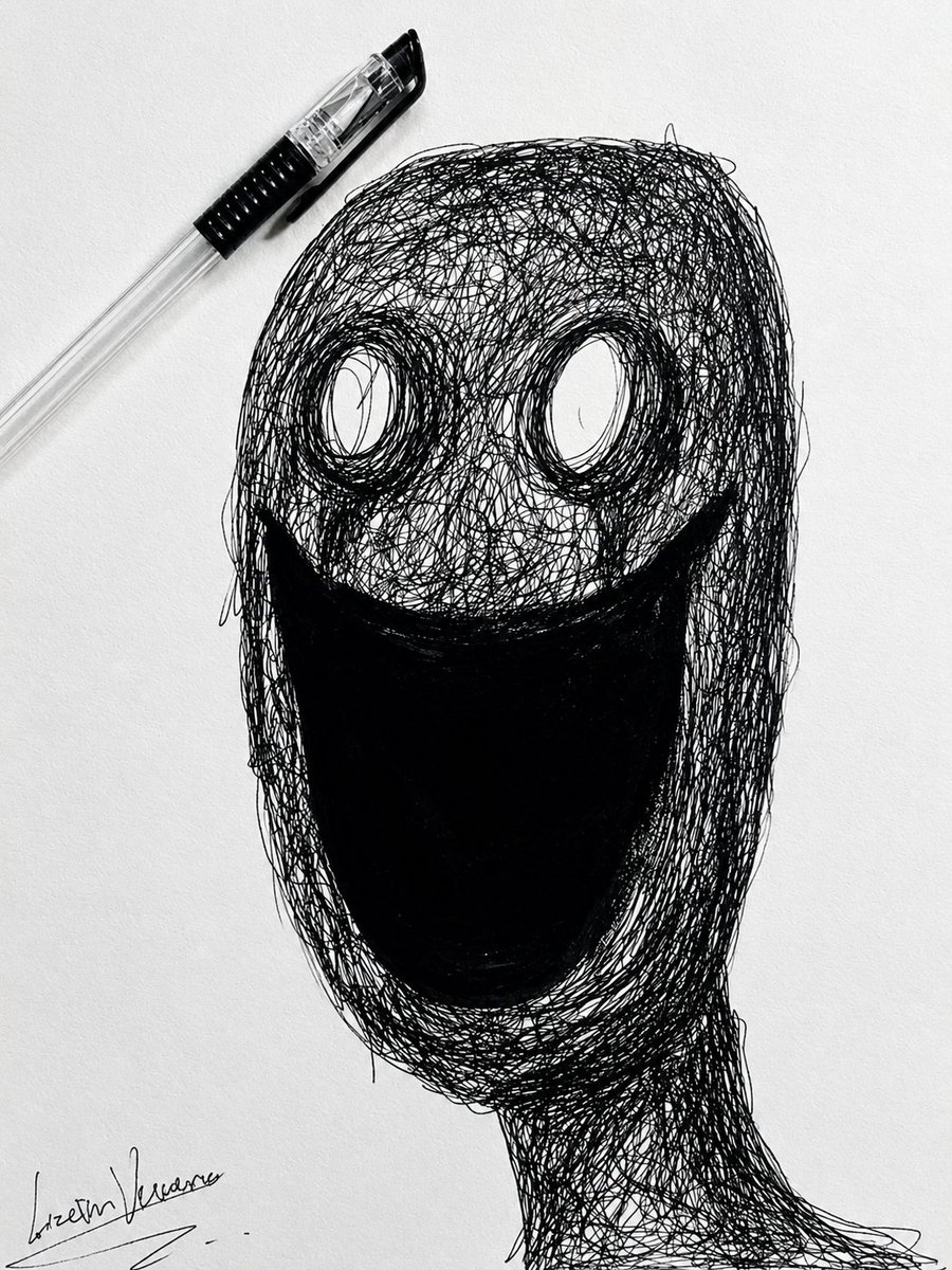 Lizethvmunoz's tweet photo. Drawings of the week 🌜
Sweet nightmares to all 🫀
#creepy #creepyart #art #horror https://t.co/y2NgrAHw2Y